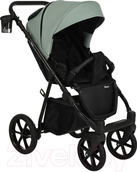 Изображение товара Детская универсальная коляска Pituso Tossa 2 в 1 / TS/25/2 (кожа/Sage)