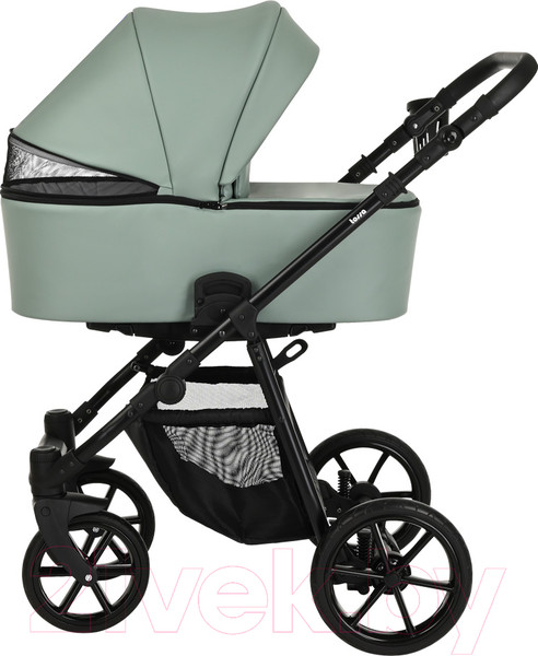 Изображение товара Детская универсальная коляска Pituso Tossa 2 в 1 / TS/25/2 (кожа/Sage)