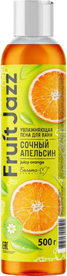 Изображение товара Пена для ванны Белита-М Fruit Jazz Сочный апельсин Увлажняющая (500г)