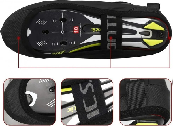 Изображение товара Велобахилы Santic W8C09083 (S-M, черный)