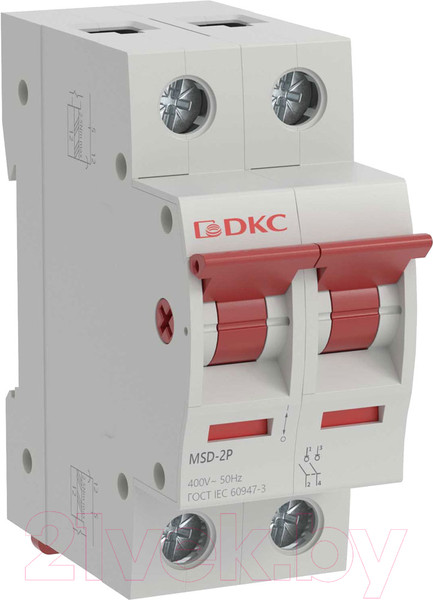 Изображение товара Выключатель нагрузки DKC Yon Max MSD 2P 63A 2М MSD-2P63