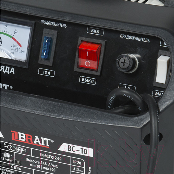 Изображение товара Зарядное устройство для аккумулятора Brait BC-10