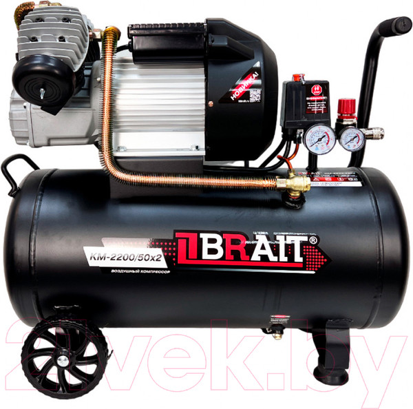 Изображение товара Воздушный компрессор Brait KM-2200/50Х2