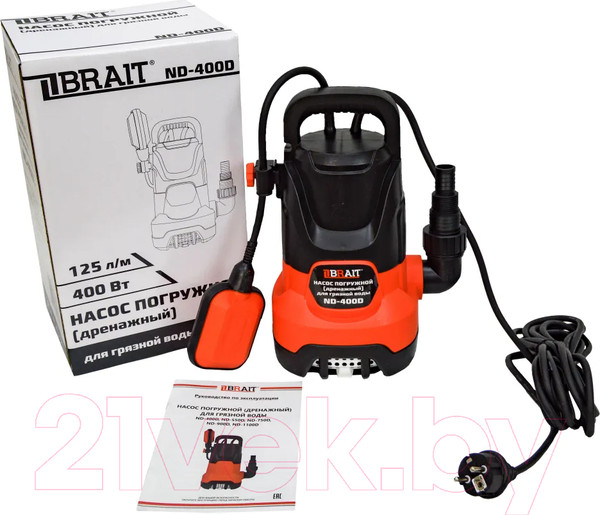 Изображение товара Дренажный насос Brait ND-400D
