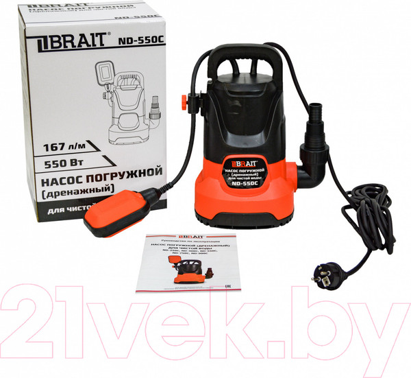 Изображение товара Дренажный насос Brait ND-550C