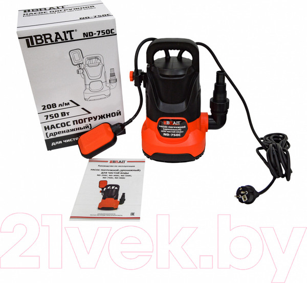 Изображение товара Дренажный насос Brait ND-750C