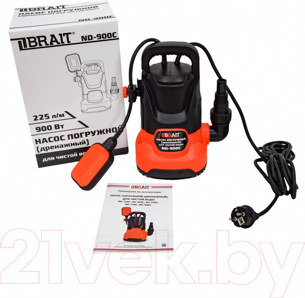 Изображение товара Дренажный насос Brait ND-900C