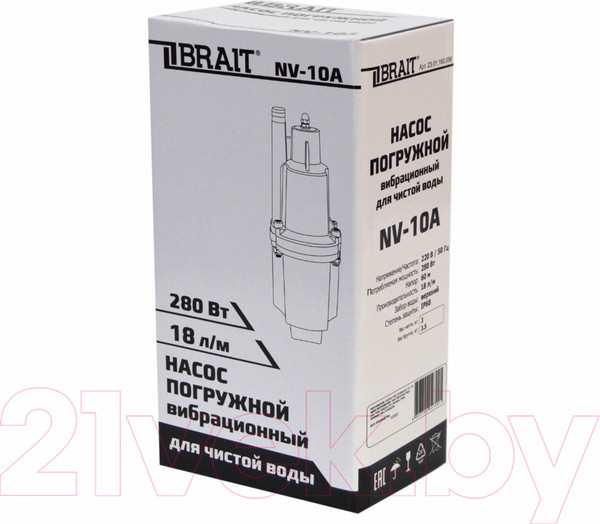 Изображение товара Вибрационный насос Brait NV-10A
