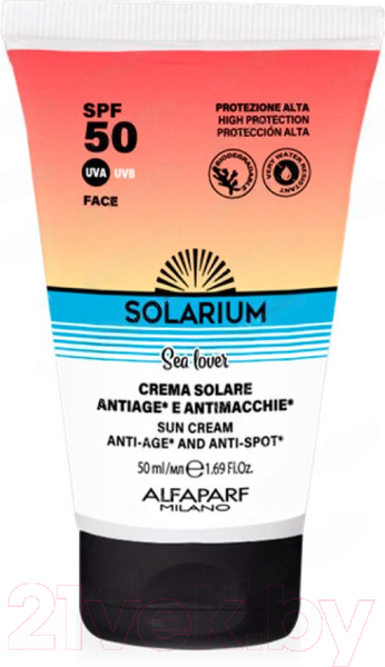 Изображение товара Крем для лица Olos Solarium Sea Lover Anti-Age для предотвр. гиперпигмент. SPF 50 (50мл)