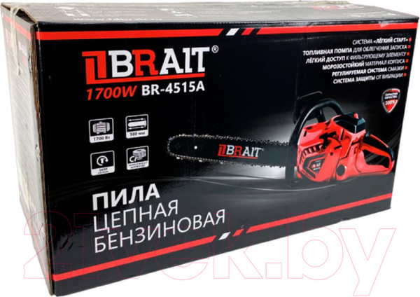 Изображение товара Бензопила цепная Brait BR 45-15A PRO