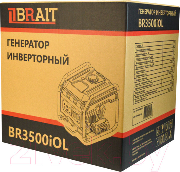 Изображение товара Инверторный генератор Brait BR3500iOL