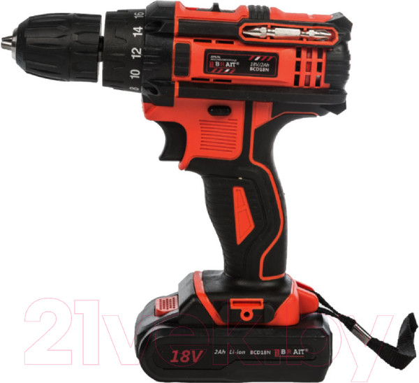 Изображение товара Аккумуляторная дрель-шуруповерт Brait BCD18N