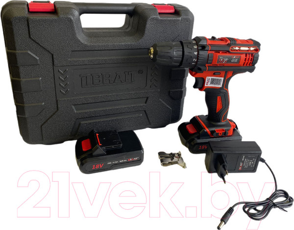 Изображение товара Аккумуляторная дрель-шуруповерт Brait BCD18N