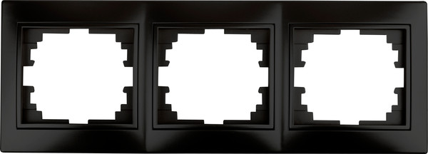 Изображение товара Рамка для выключателей и розеток INTRO Plano 1-503-05 / Б0044580 (антрацит)