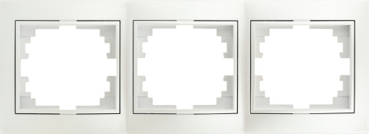 Изображение товара Рамка для выключателей и розеток INTRO Plano 1-503-06 / Б0053990 (перламутр)