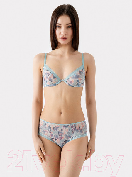 Изображение товара Трусы женские Mark Formelle 412572 (р.98, крупные цветы на мятном)