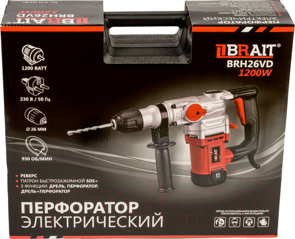 Изображение товара Перфоратор Brait BRH26VD PRO