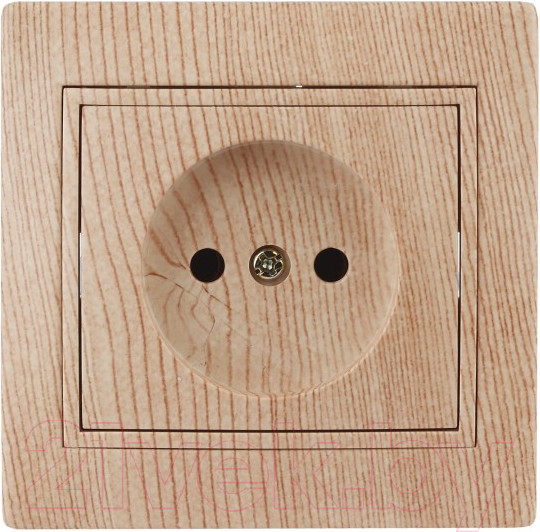 Изображение товара Розетка INTRO Plano 1-201-11 / Б0053872 (сосна)