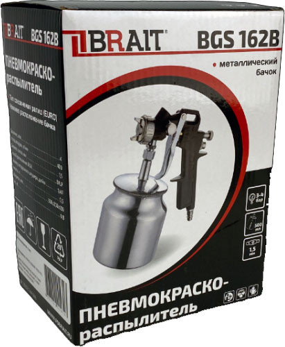 Изображение товара Пневматический краскопульт Brait BGS 162B