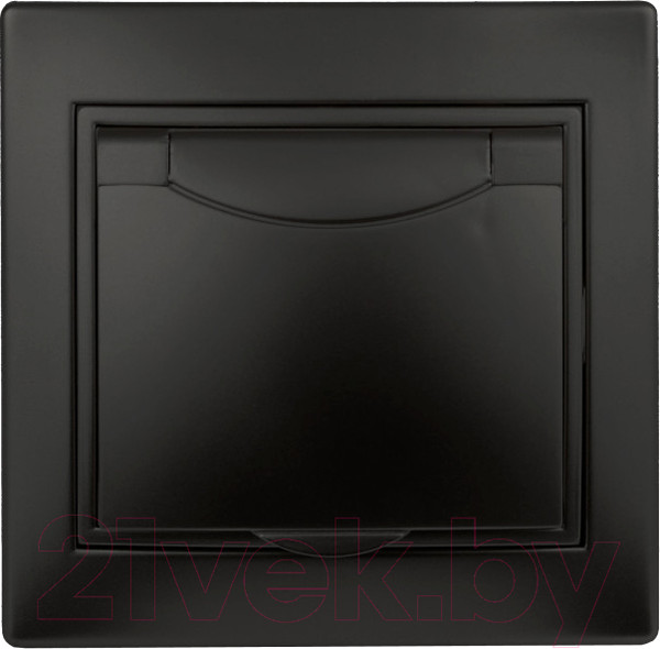 Изображение товара Розетка INTRO Plano 1-203-05 / Б0053896 (антрацит)