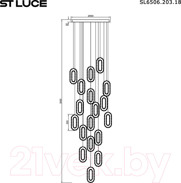 Изображение товара Люстра ST Luce SL6506.203.18