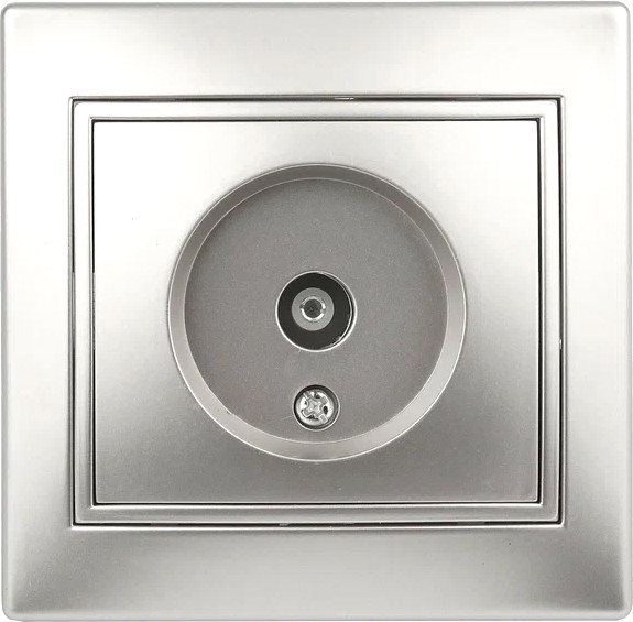 Изображение товара Розетка INTRO Plano 1-301-03 / Б0030078 (алюминий)