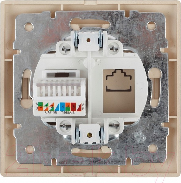 Изображение товара Розетка INTRO Plano 1-303-02 / Б0027622 (слоновая кость)