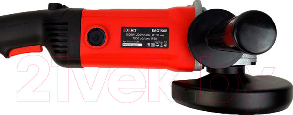 Изображение товара Угловая шлифовальная машина Brait BAG150B PRO