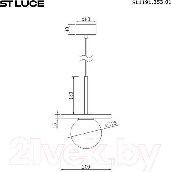 Изображение товара Потолочный светильник ST Luce SL1191.353.01