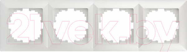 Изображение товара Рамка для выключателей и розеток INTRO Solo 4-504-06 / Б0053997 (перламутр)