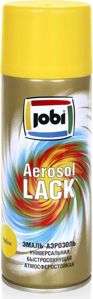 Изображение товара Эмаль Jobi Аэрозольная RAL 1021 (520мл,глянцевый желтый)