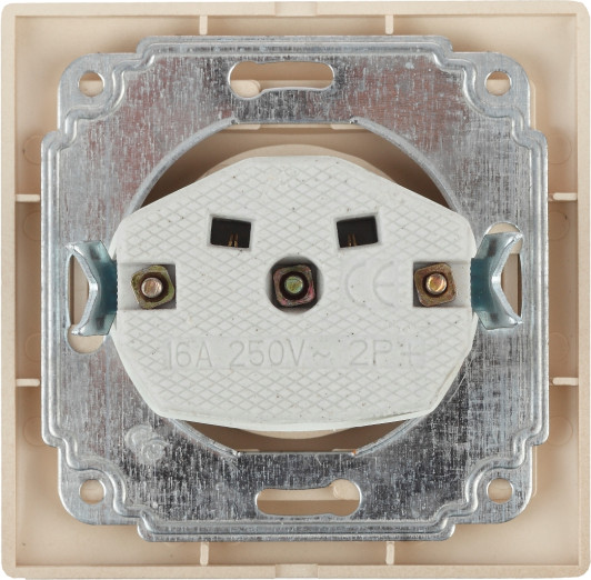 Изображение товара Розетка INTRO Plano 1-201-03 / Б0053863 (алюминий)