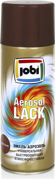 Изображение товара Эмаль Jobi Аэрозольная RAL 8017 (520мл,глянцевый темно-коричневый)