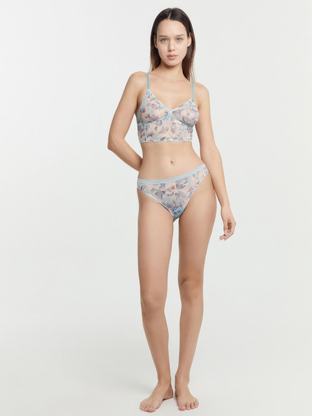 Изображение товара Трусы женские Mark Formelle 412571 (р.98, крупные цветы на мятном)