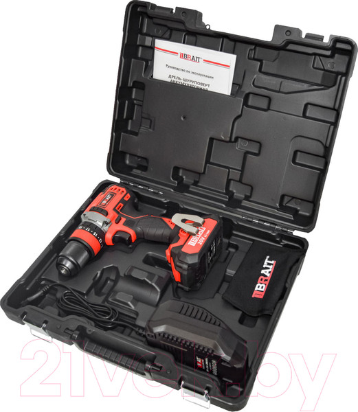 Изображение товара Аккумуляторная дрель-шуруповерт Brait BCDI20-2PUMBL PRO