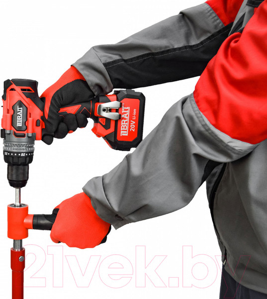 Изображение товара Аккумуляторная дрель-шуруповерт Brait BCDI20-4PUMBL PRO