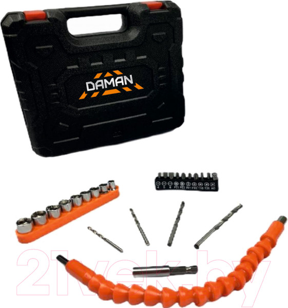 Изображение товара Аккумуляторная дрель-шуруповерт Daman DCD21B-2 DAMAN