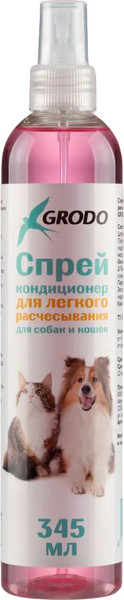 Изображение товара Спрей для шерсти животных GRODO для легкого расчесывания и распутывания колтунов (345мл)