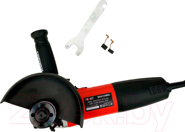 Изображение товара Угловая шлифовальная машина Brait BAG125BRC PRO