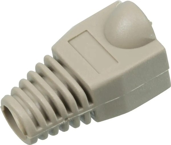 Изображение товара Колпачок для кабеля Lanmaster TWT-BO-6.0-GY/100 (100шт, серый)