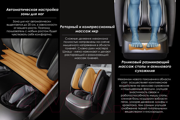 Изображение товара Массажное кресло iRest DuoMax (черный)