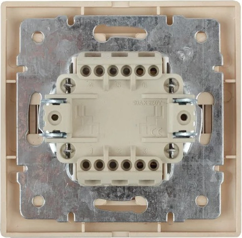 Изображение товара Выключатель INTRO Plano 1-103-02 / Б0053744 (слоновая кость)