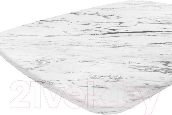 Изображение товара Обеденный стол Sheffilton SHT-TU10/TT41 120/80 МДФ бочкообразная (хром лак/кроскат)