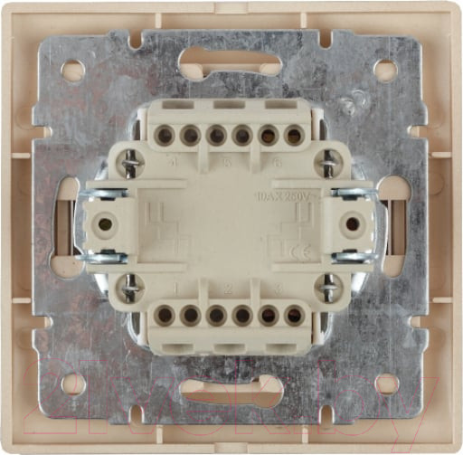 Изображение товара Выключатель INTRO Plano 1-103-03 / Б0053746 (алюминий)