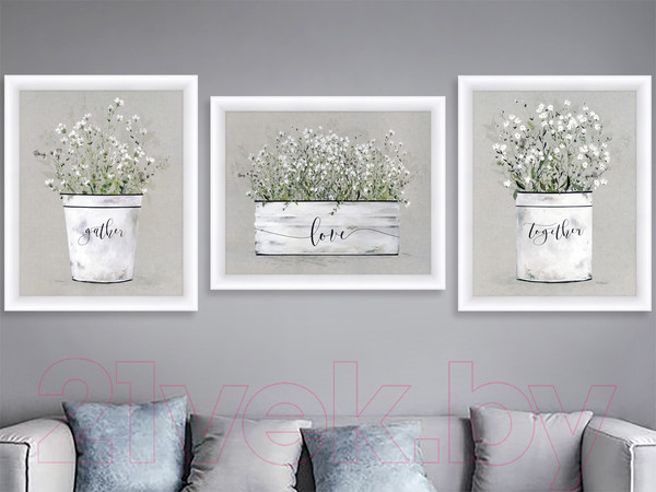 Изображение товара Картина Декарт Цветы 8Л3515 (в раме)