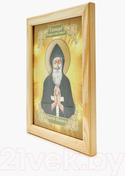 Изображение товара Икона Wolves Святой Целитель Шарбель 41048