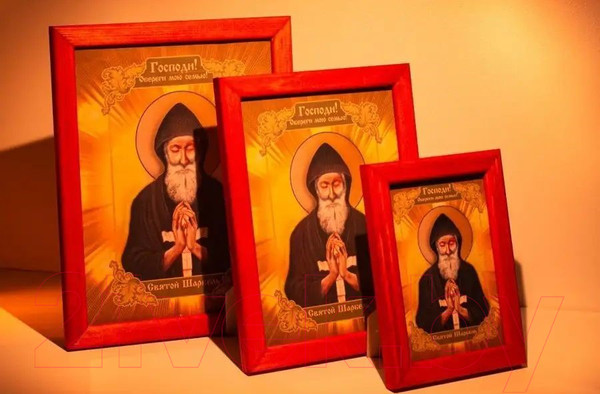 Изображение товара Икона Wolves Святой Целитель Шарбель 41048