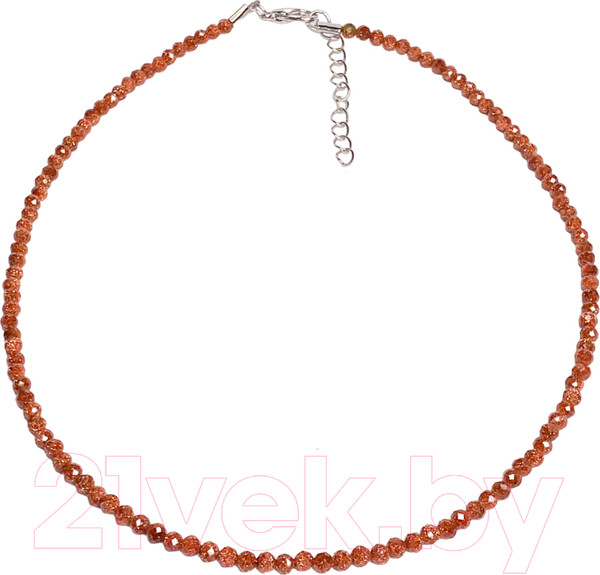 Изображение товара Бусы Wolves Авантюрин 5101 (коричневый)