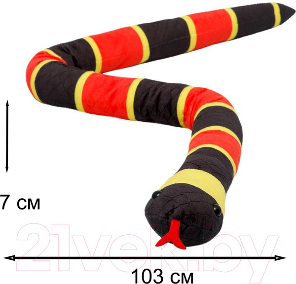 Изображение товара Мягкая игрушка All About Nature Коралловый аспид / K8795-PT