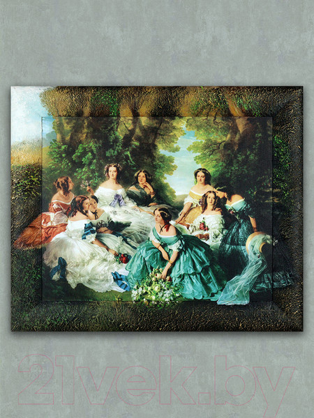 Изображение товара Картина Декарт Королева и фрейлены 8Л0347 (в раме)